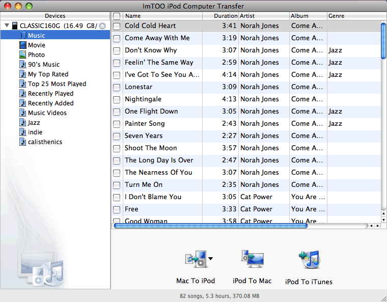 ipod to pc transfer for mac